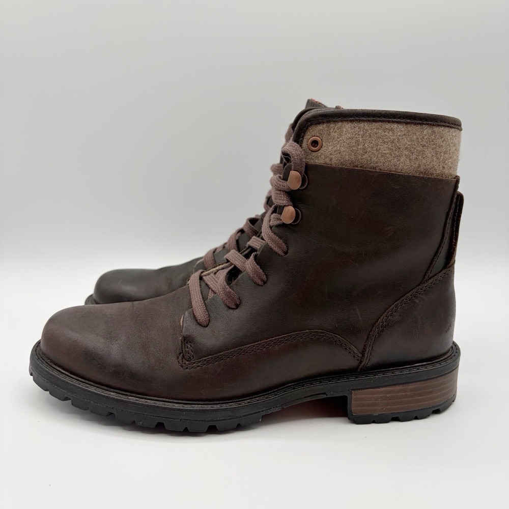 Merrell J99340 Women's Espresso Brown Leather Legacy Lace Waterproof Boot Size 6